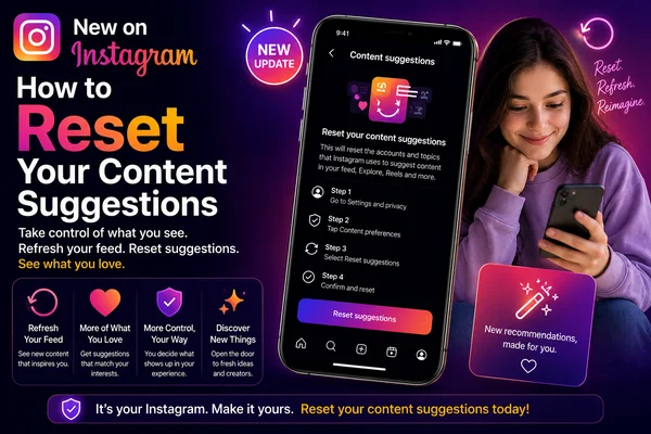 Tính năng mới trên Instagram: Cách đặt lại đề xuất nội dung