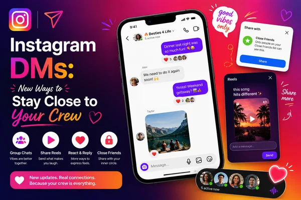 Tin nhắn trực tiếp trên Instagram: Những cách mới để giữ liên lạc với bạn bè và người thân