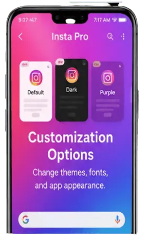 Customisation of Theme
